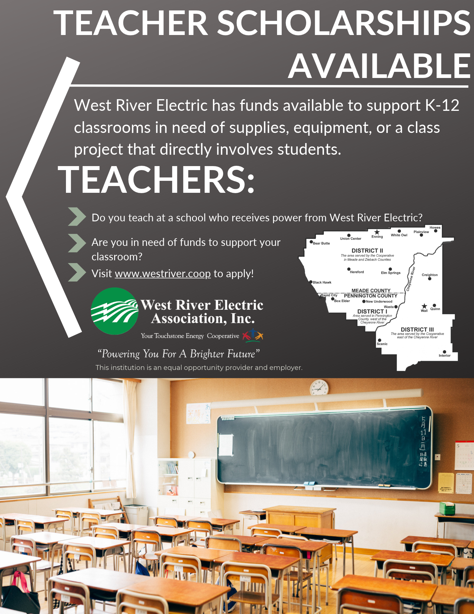Teacher Scholarship info
